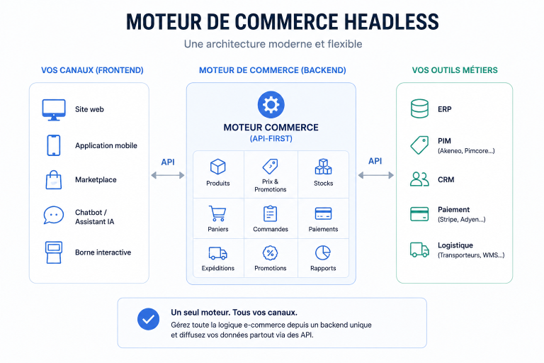 Qu’est-ce qu’un moteur de commerce headless ?