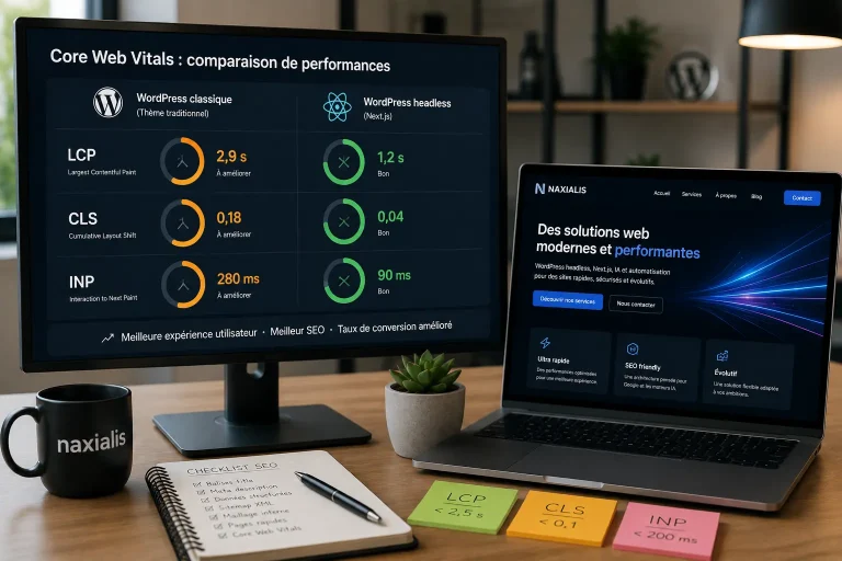 WordPress headless et Core Web Vitals : quels gains attendre ?