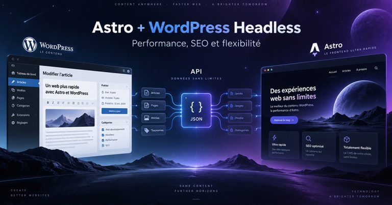 Astro + WordPress Headless : une architecture moderne pour des sites rapides et SEO-friendly