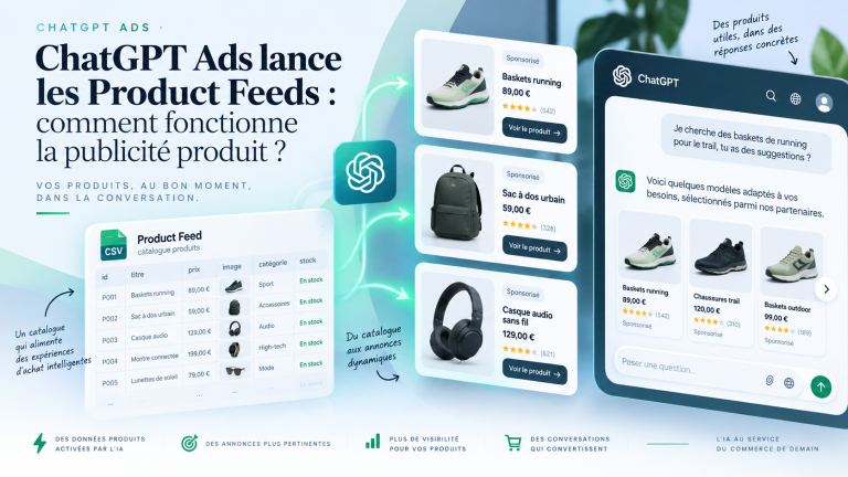 ChatGPT Ads lance les Product Feeds : comment fonctionne la publicité produit ?