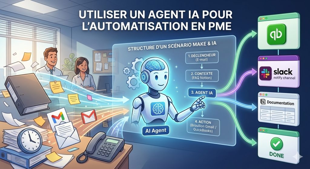 Comment utiliser un agent IA pour automatiser les tâches répétitives d’une PME ?