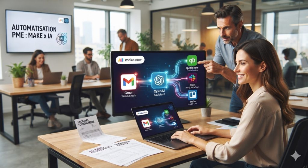 Automatiser les processus d’une PME avec Make et l’IA