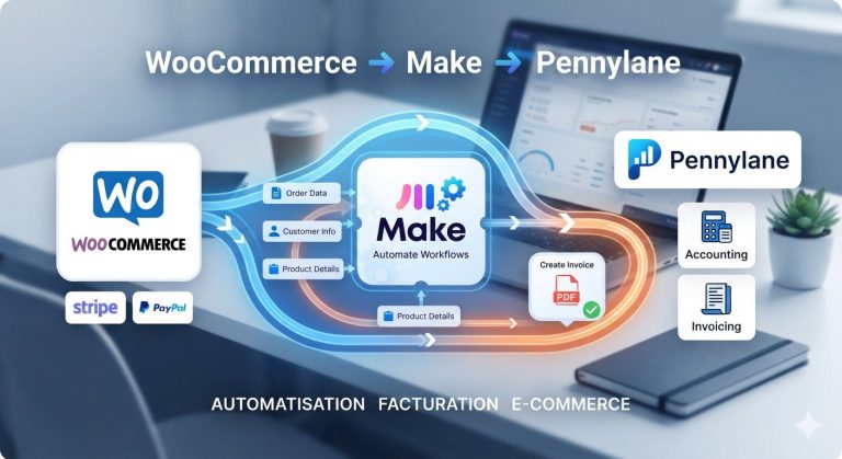 Automatiser la facturation WooCommerce avec Pennylane et Make : guide pratique